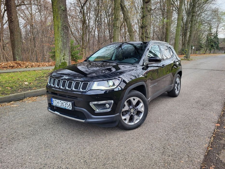 Jeep Compass 1.4~140ps~66000km~Serwis~TUV~Ledy~Skóra~Radar~Navi~El.Klapa~