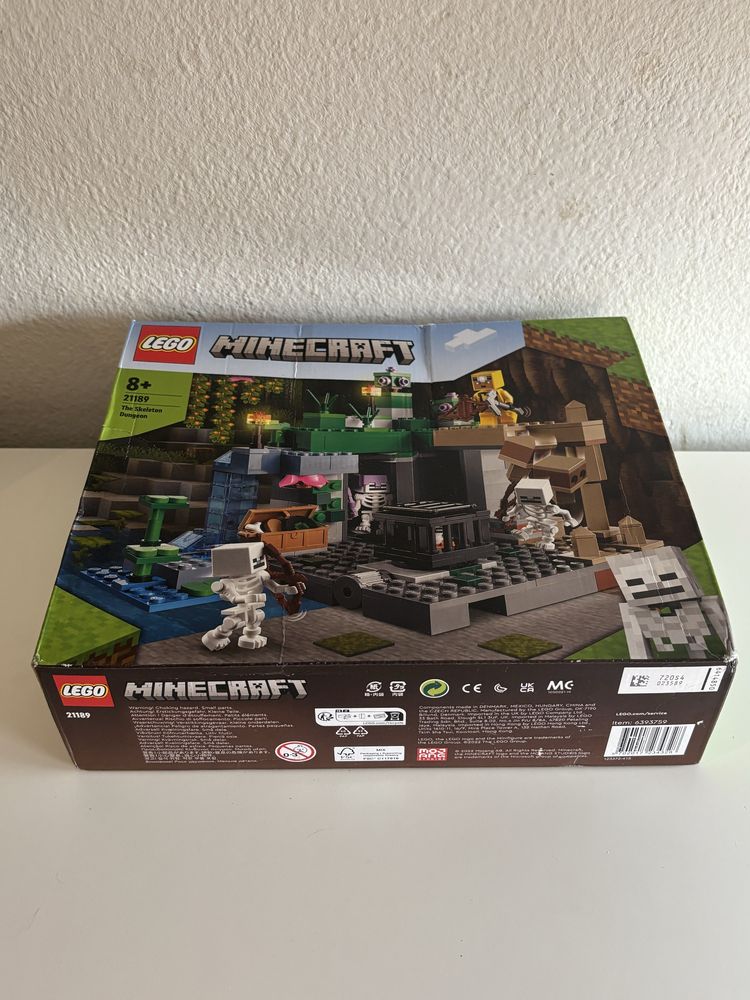 LEGO Minecraft Gruta Esqueletos 21189 Novo