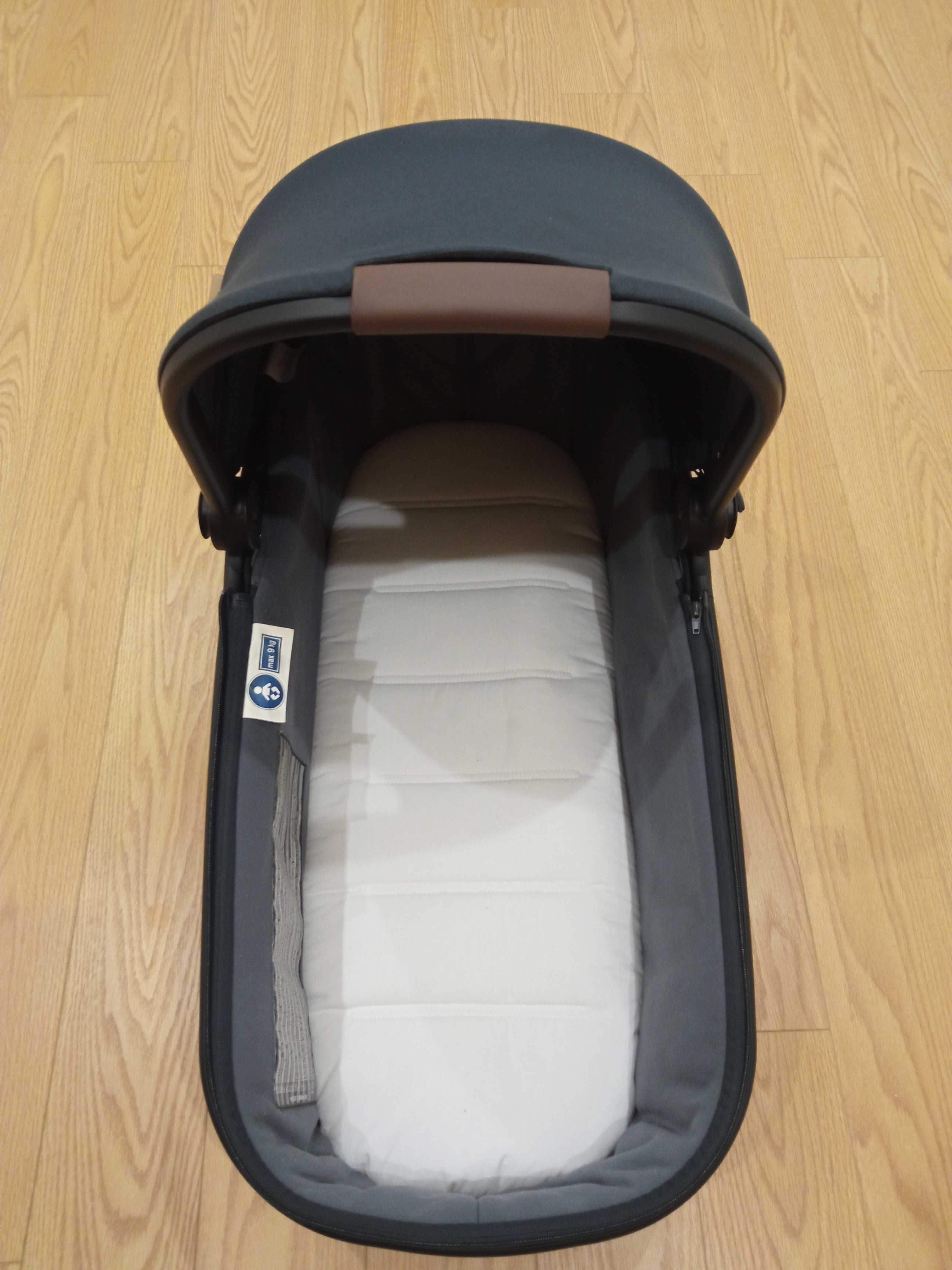 Cadeira Maxi-Cosi Pebble360+Isofix FamilyFix360Pro+Alcofa+Adaptadores