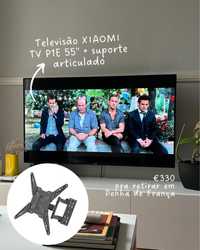 *Televisão XIAOMI TV P1E 55'' + suporte articulado*