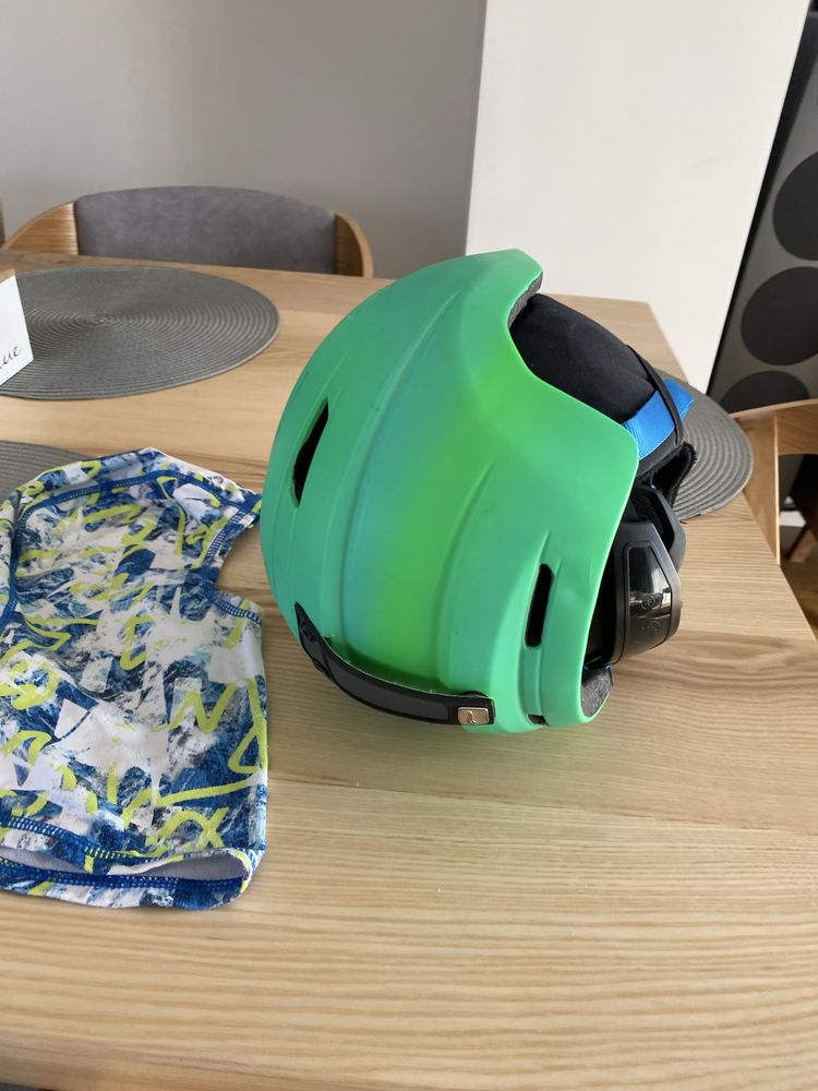 Kask narciarski S kominiarka w komplecie:)