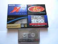 касети, TDK FE 90, Philips CD 90,ST C90, RONEeS UR 90,NS 90, 90хв, нов