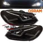 Reflektory lampy przód GOLF 6 VI halogen OSRAM LED Xenon GTI GT Black