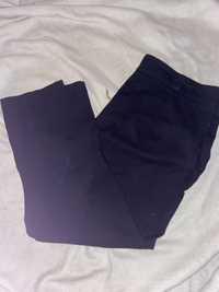 czarne spodnie garniturowe
