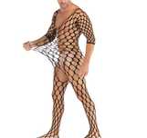 MĘSKA bielizna erotyczna seksowny strój bodystocking otwarty krok