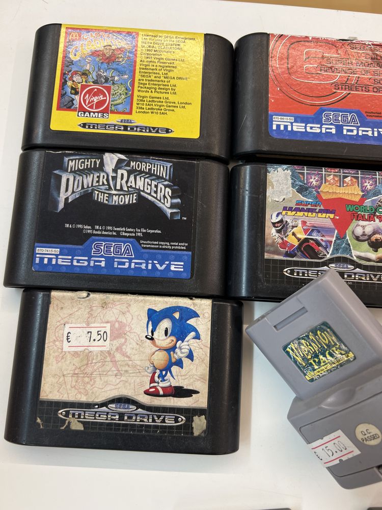 Jogos antigos sega mega drive gameboy