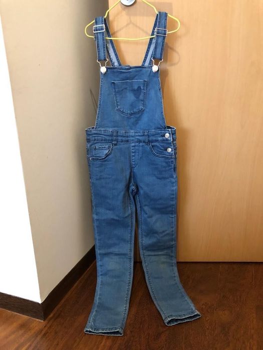 Macacão de ganga Zippy, tamanho 7-8 anos