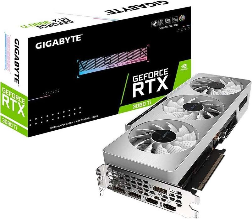 Karta graficzna Gigabyte GeForce RTX 3080 Ti Vision OC, 12 GB NOWY