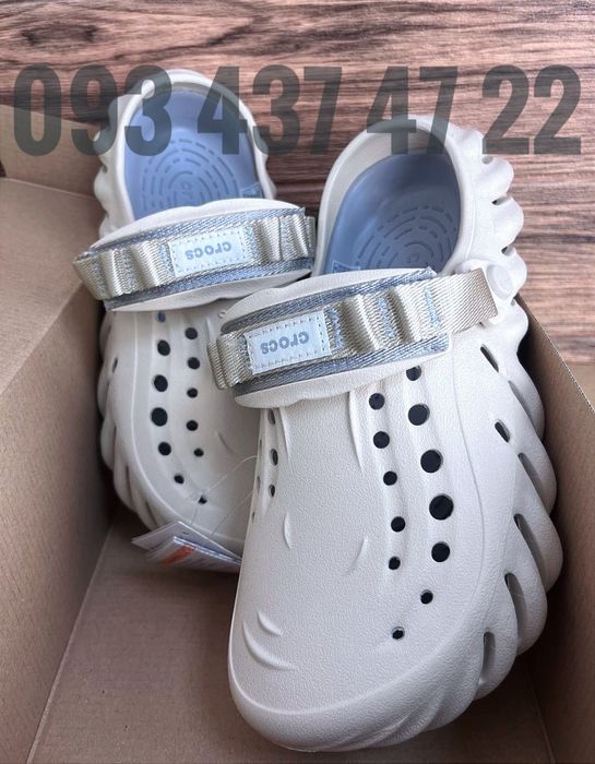Crocs  ECHO CLOG Крокси Сабо Новинка сезону Унісекс Crocs ECHO Clog