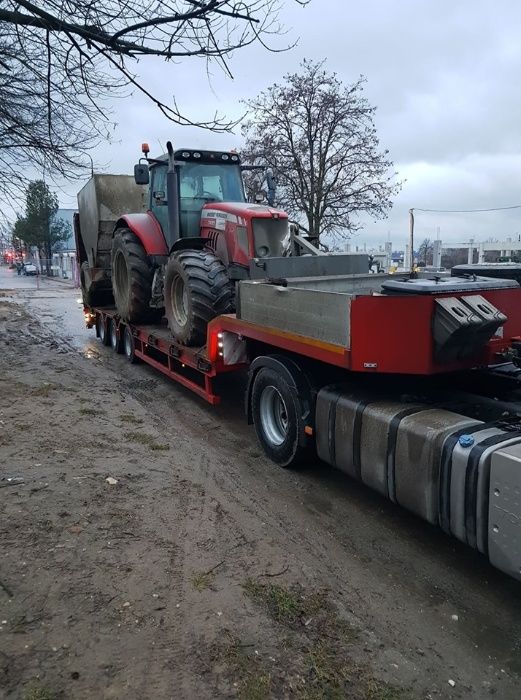 transport maszyn,koparek, transport niskopodwoziowy,laweta,niskopodwoz