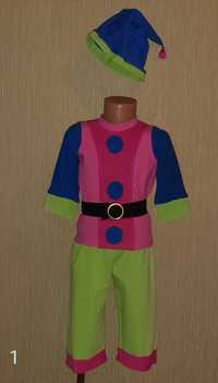 карнавальний костюм гнома на 4-5 років