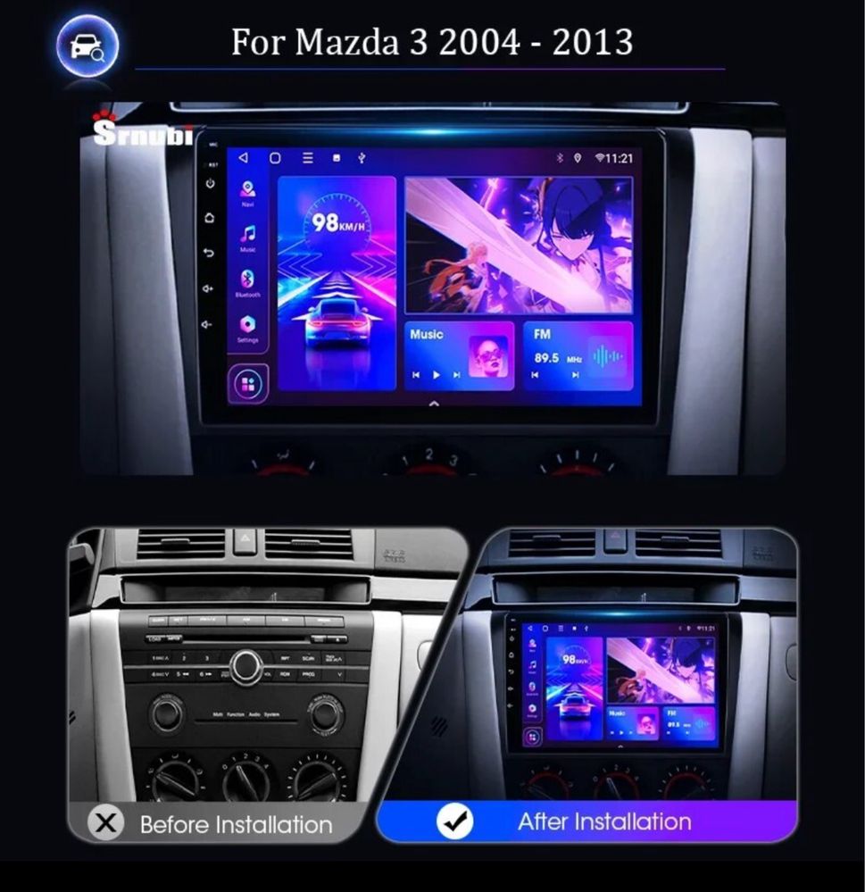 Штатная магнитола MAZDA 3(2004-2009) ANDROID