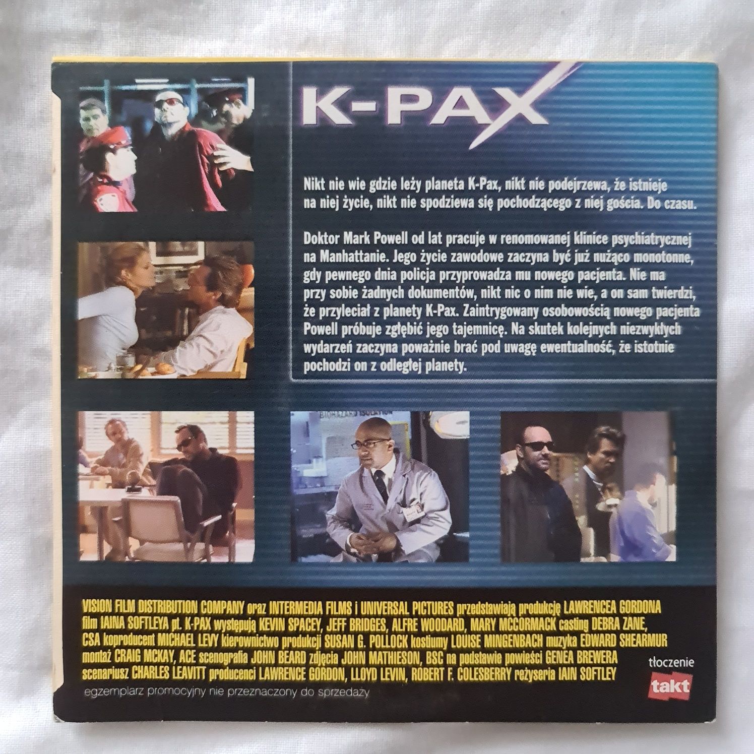 K-Pax  DVD - nowe