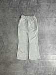 Штани жіночі сірі серые штаны бавовна grey sweatpanst flared клеш XS S