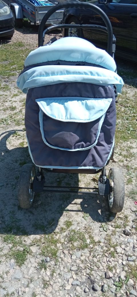 Wielofunkcyjny wózek dla dziecka duże koła