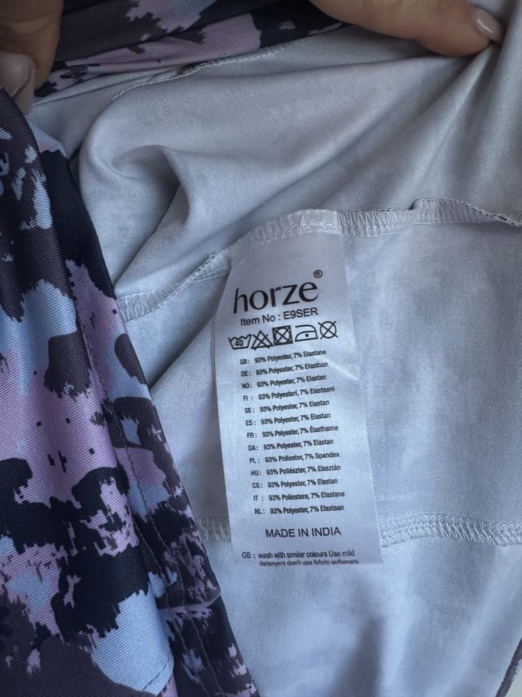 Koszulka techniczna jeździecka Horze Mina 38