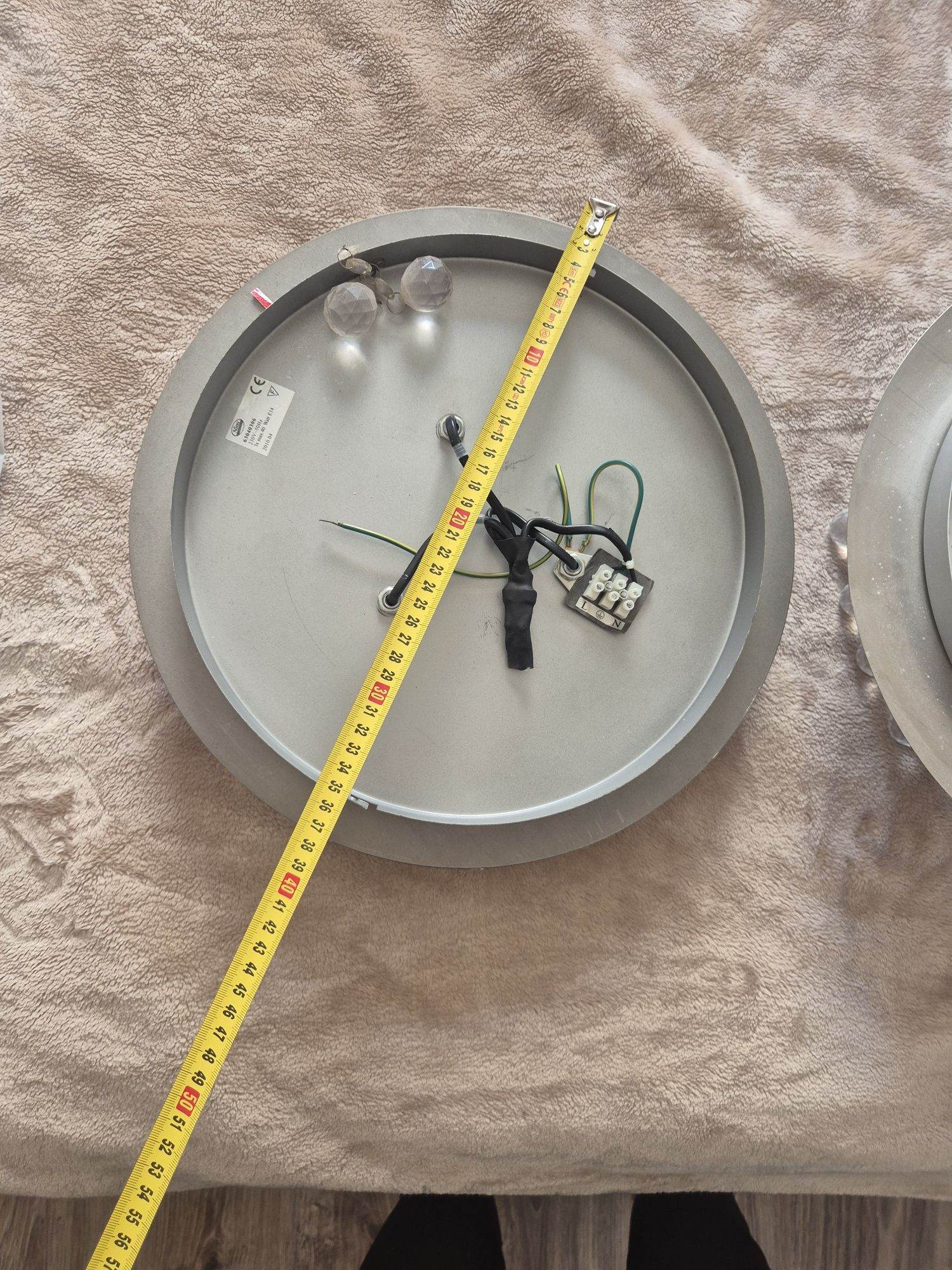 Lampy glamure z kryształkami 2 szt