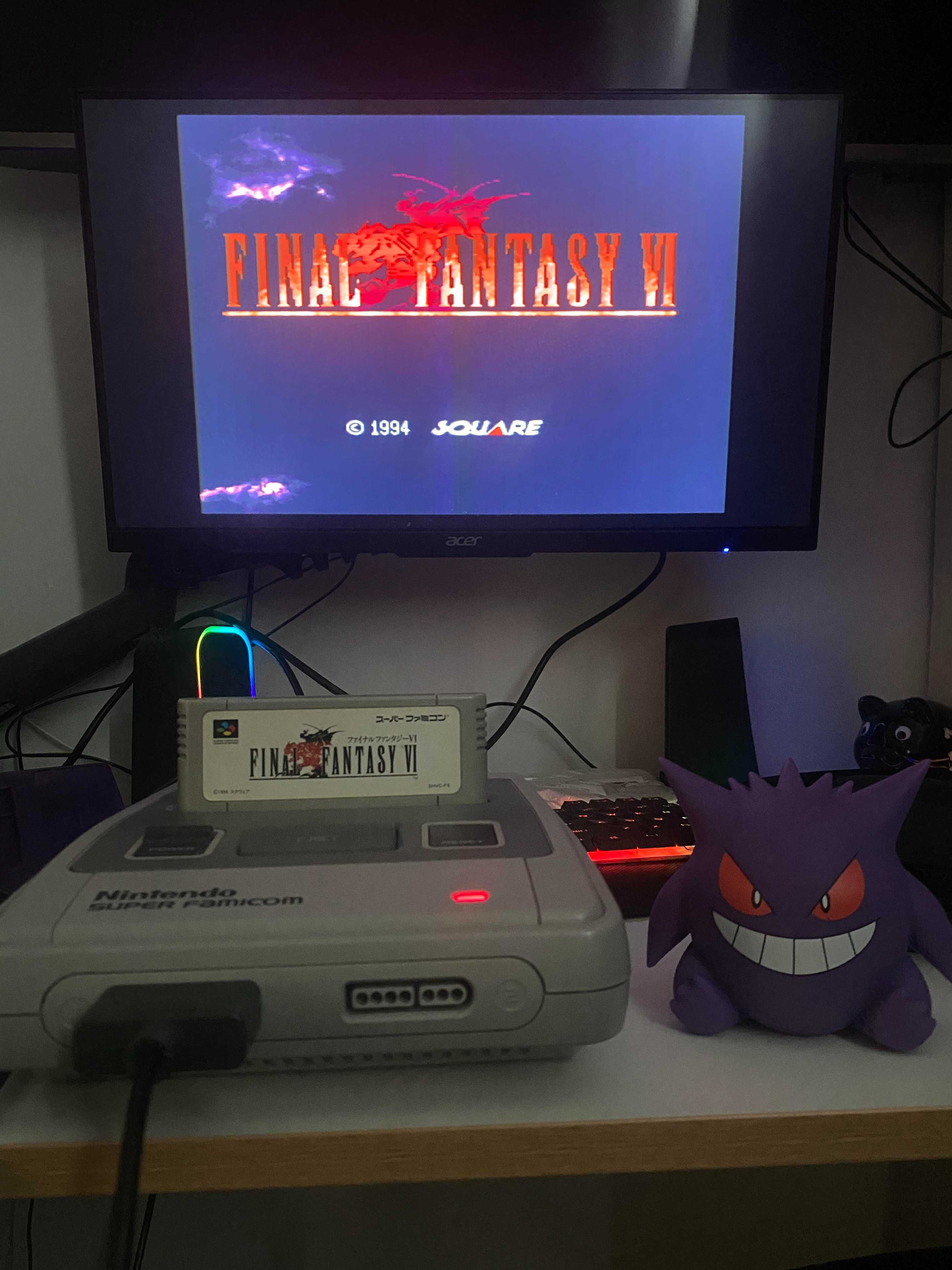 Gra retro Super Famicom – Final Fantasy VI – wersja japońska Nintendo