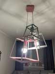 Lampa sufitowa wisząca żyrandol 3 punktowa dziewczęca dziecięca