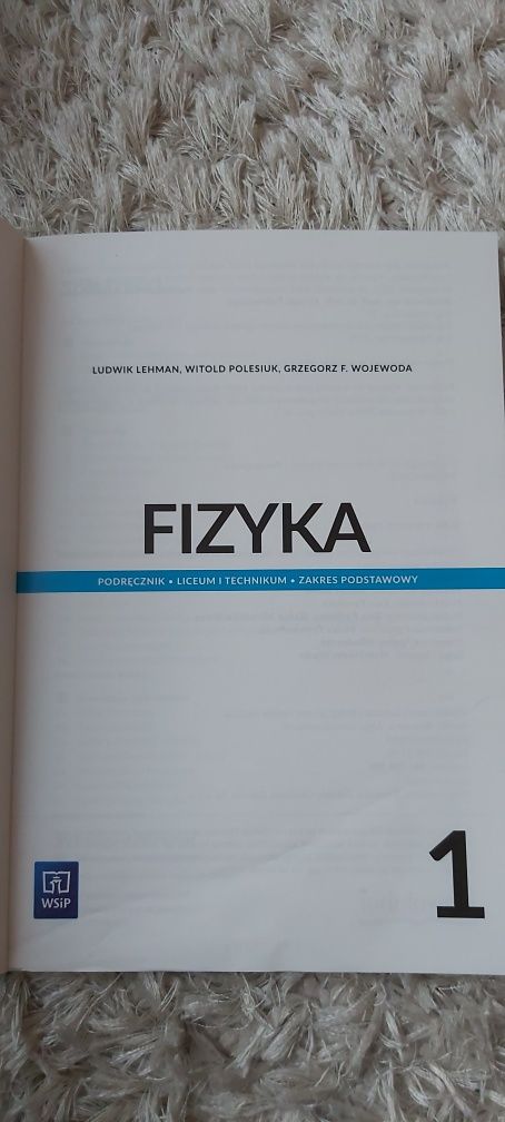 fizyka 1 podręcznik liceum technikum