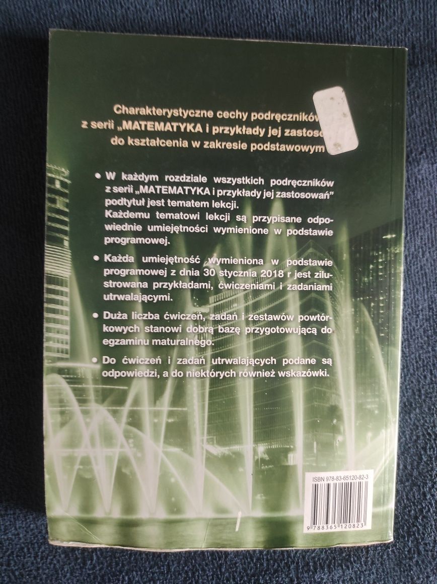 "Matematyka i przykłady jej zastosowań 1" - podręcznik dla liceów i te