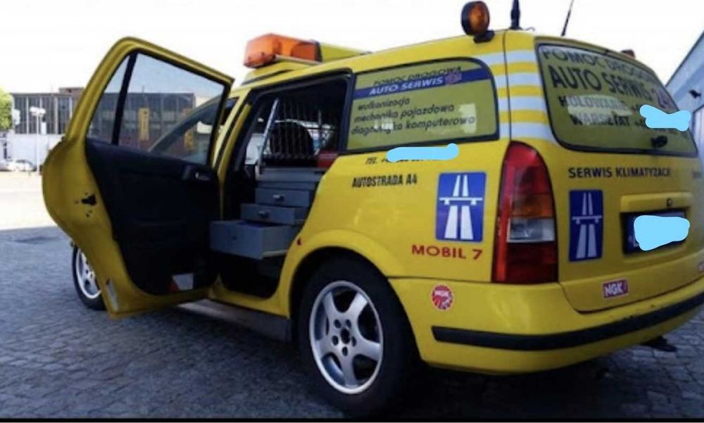 zmiana rodzaju samochodu na Specjalny POMOC TECHNICZNA WARSZTAT