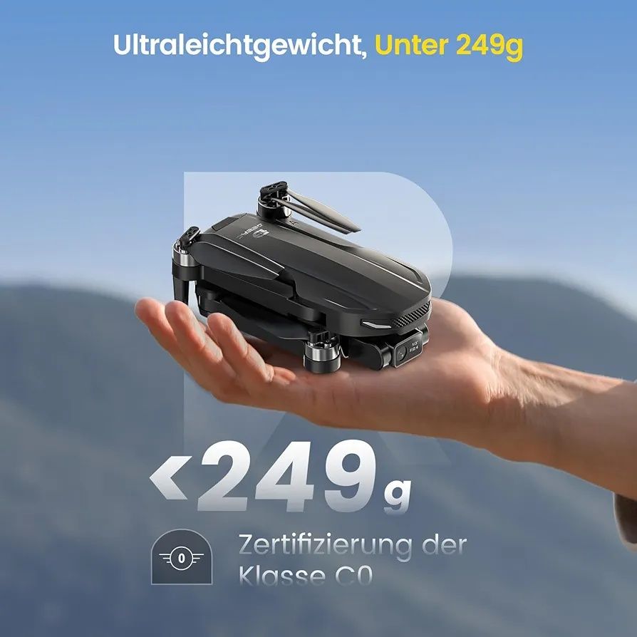 DEERC D65 – Dron z Kamerą 4K, 2-Axis Gimbal, GPS i 5G