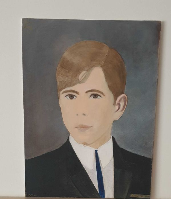 Pintamos o retrato de alguém a partir de fotografia