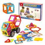 Klocki magnetyczne edukacyjne magical sticks MAGICAL MAGNET 40 el.