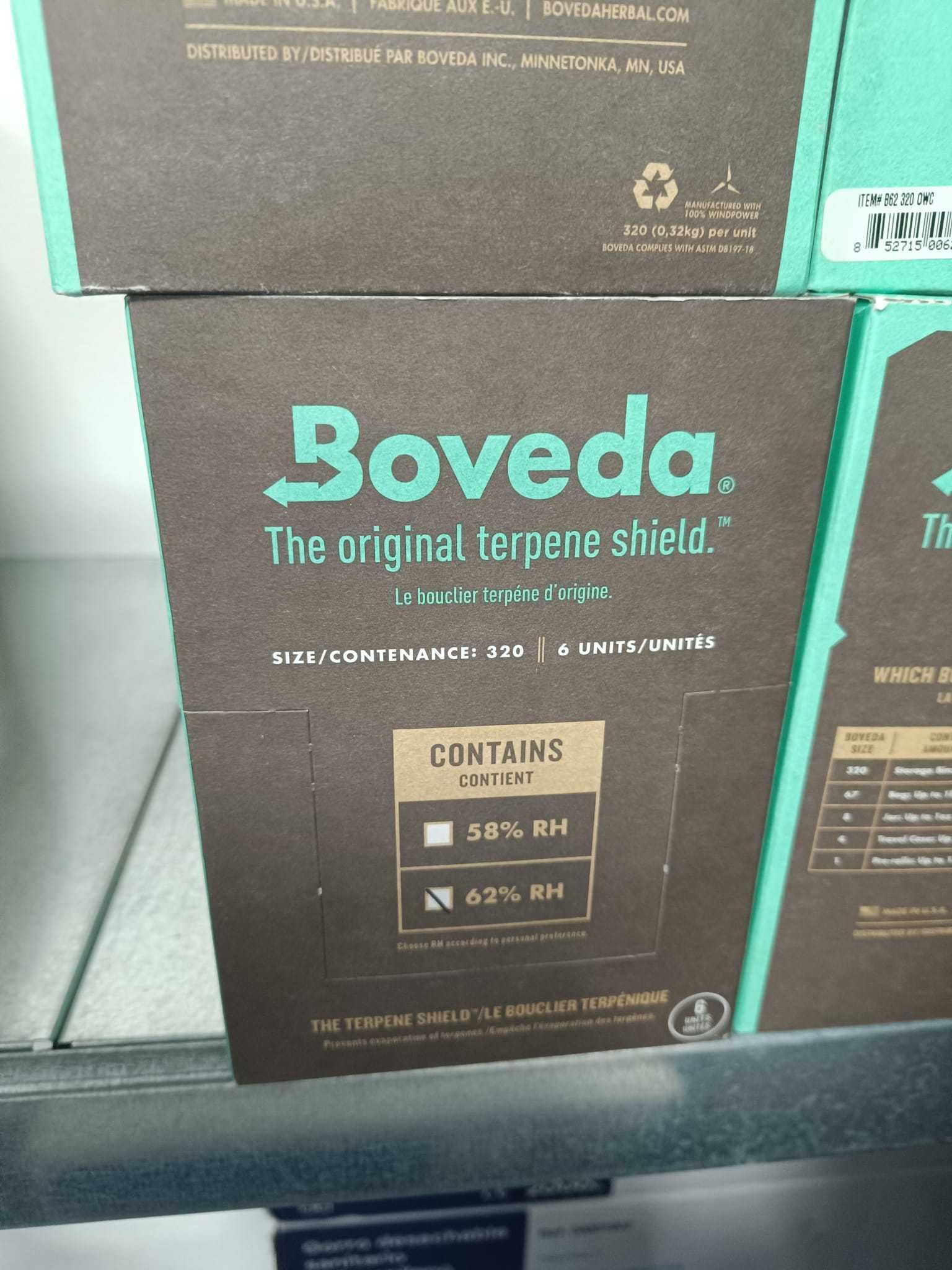 Pack Boveda 58%/62% (Size 320) – Humidade Ideal p/ Cura e Conservação