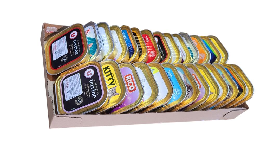 Karma dla kota 68szt mix tacek