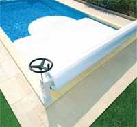 Cobertura de Segurança para piscinas cinza claro