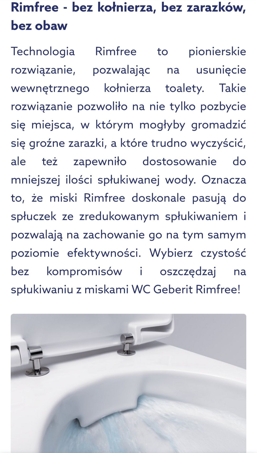 Geberit Selnova Rimfree Premium