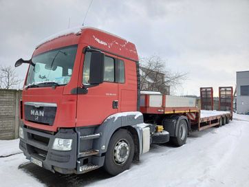 Usługa transportu maszyn i materiałów budowlanych