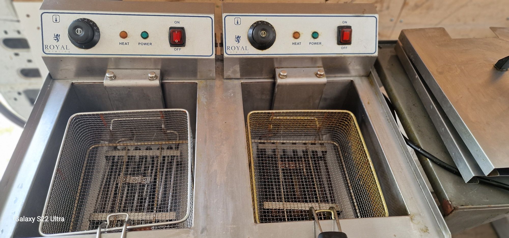 Frytkownica elektryczna Royal 2x catering