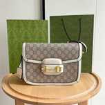 Gucci Horsebit 1955 Damska płócienna torba na ramię typu crossbody