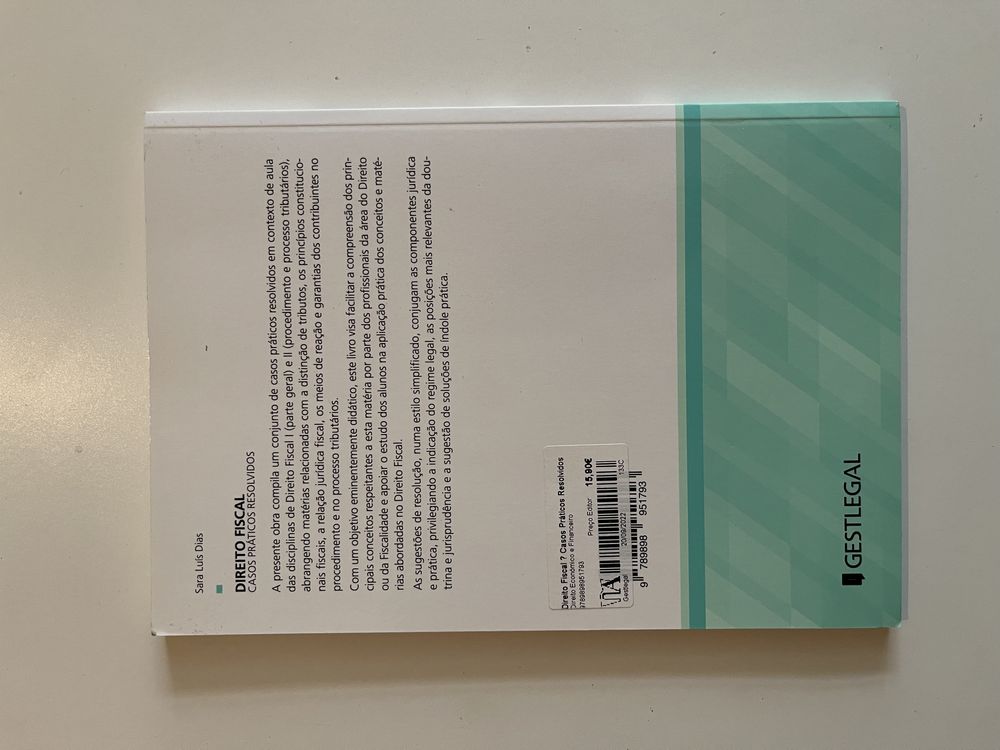 Livros de casos práticos resolvidos de Direito Fiscal