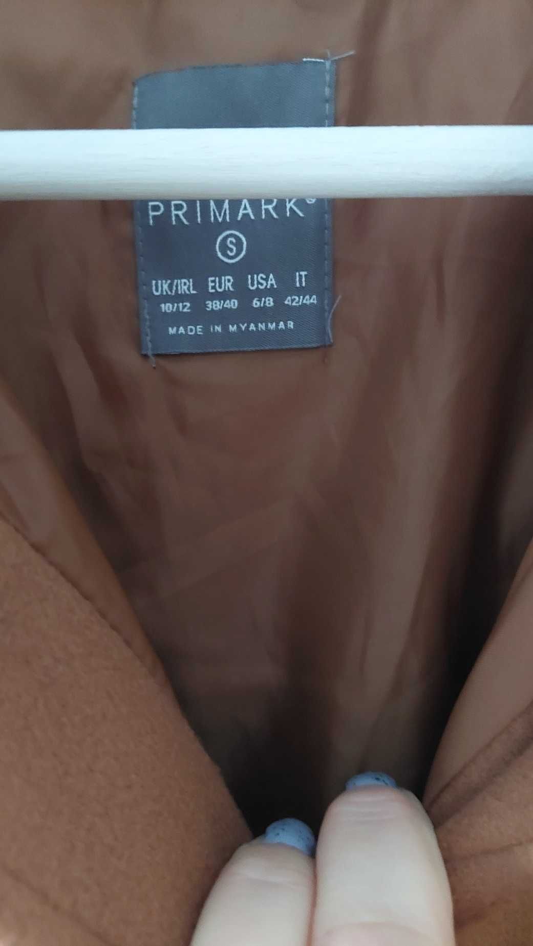 Primark brązowy płaszcz koszula M/L