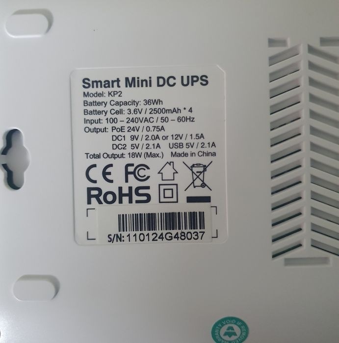 Джерело безперебійного живлення Marsriva KP2 18W 37Wh (KP2)