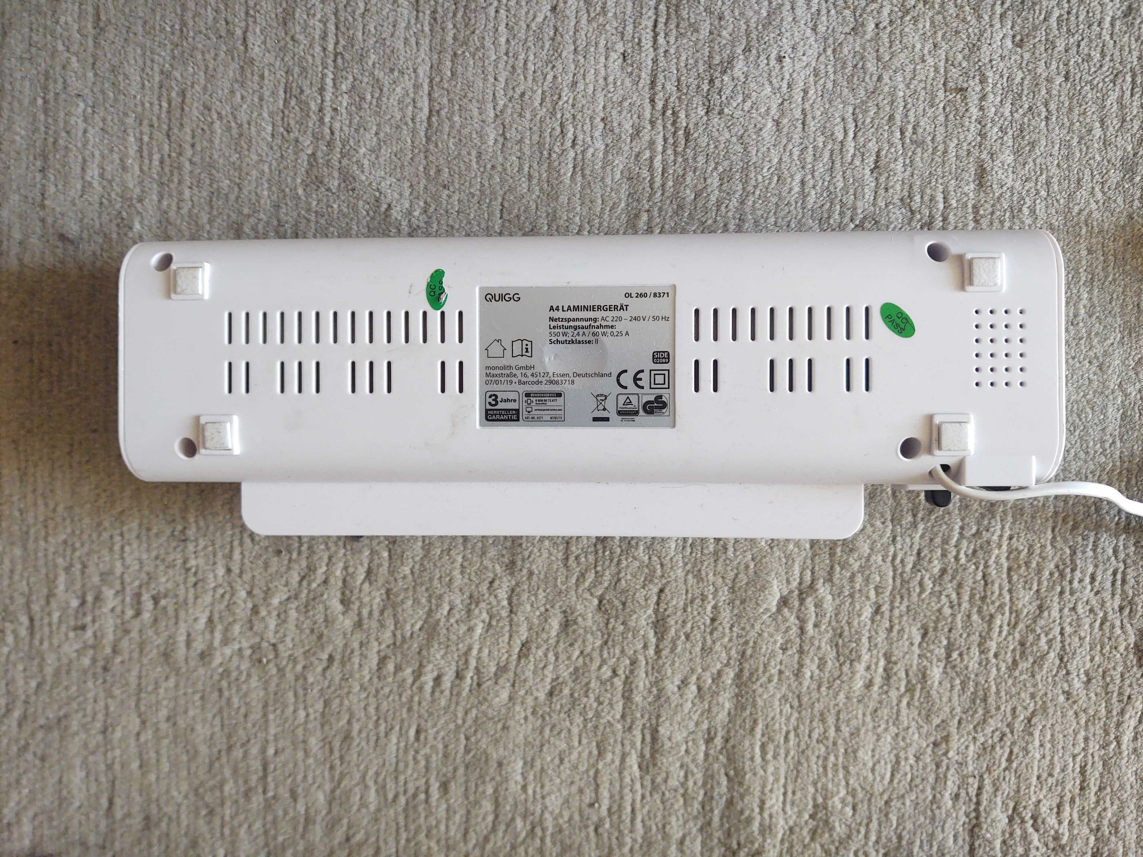 Laminator do laminowania dokumentów