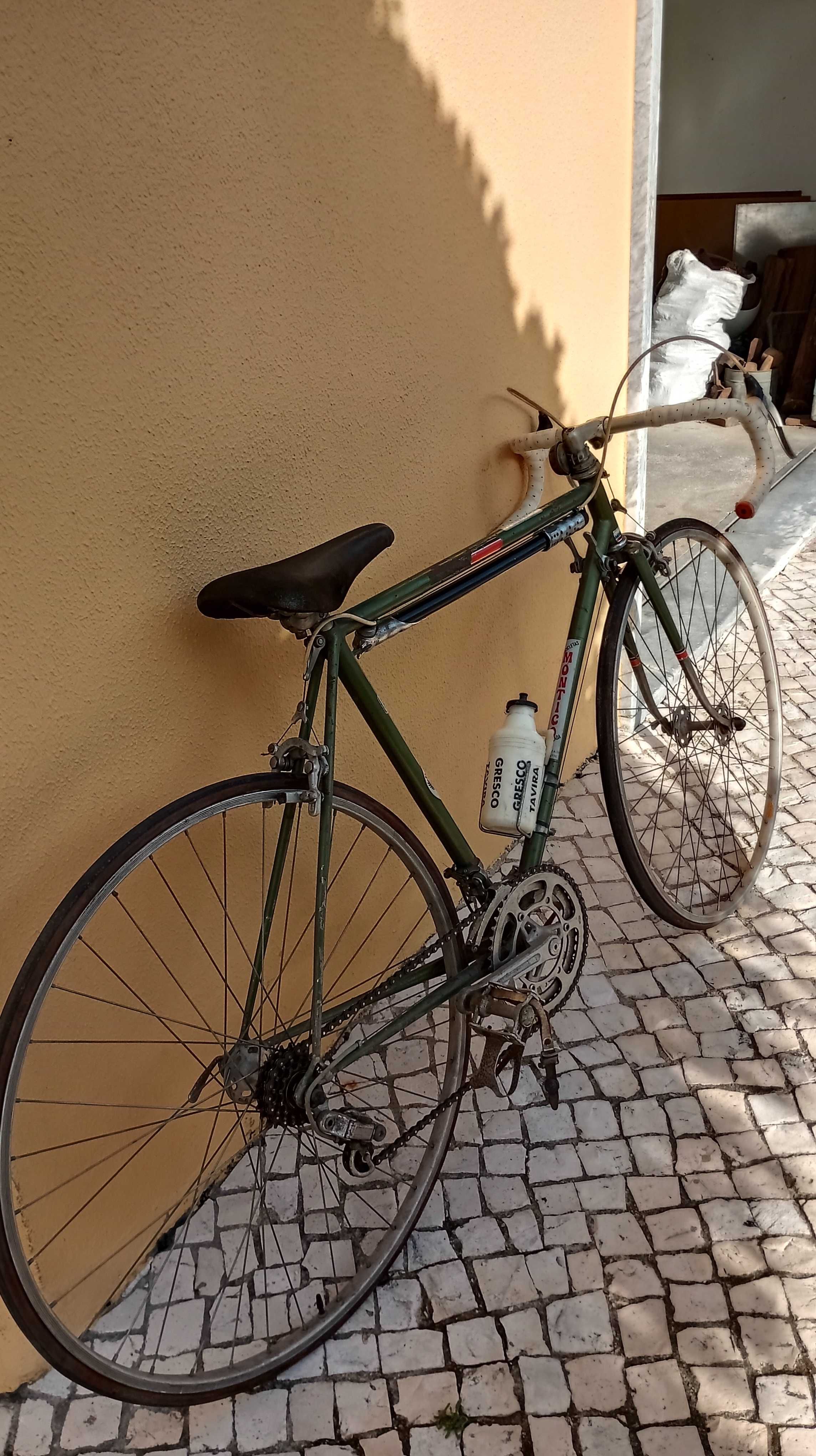 Bicicleta de corrida antiga