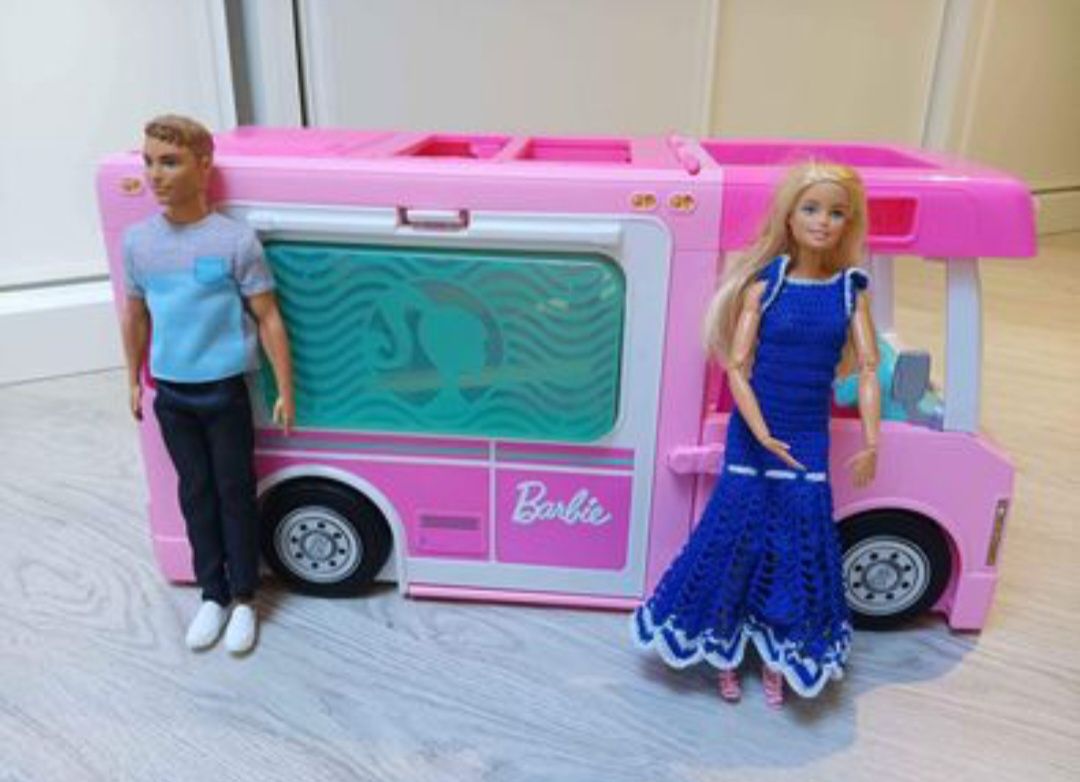Carro e Caravana Barbie