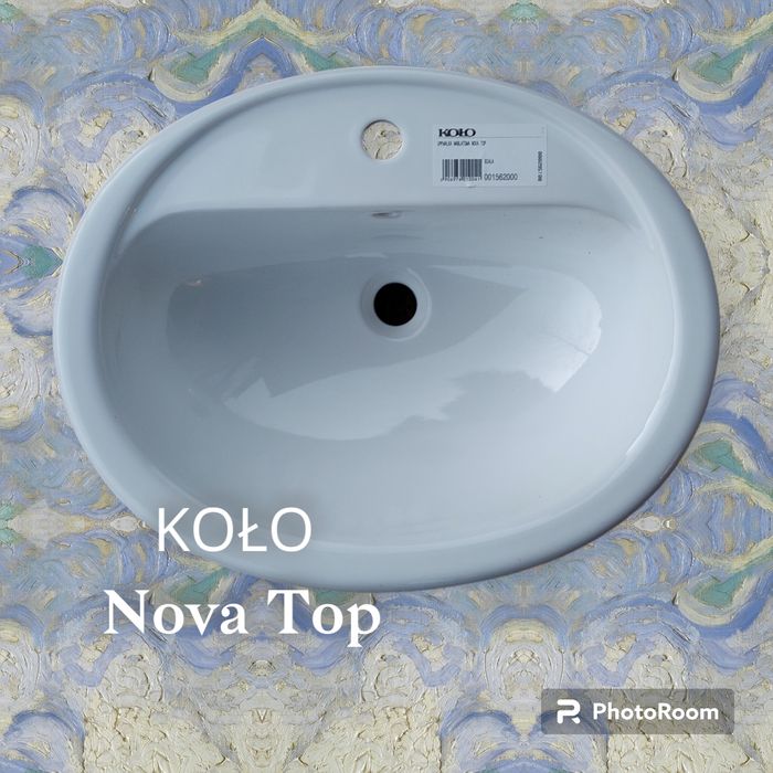 Umywalka ceramiczna biała  "KOŁO"