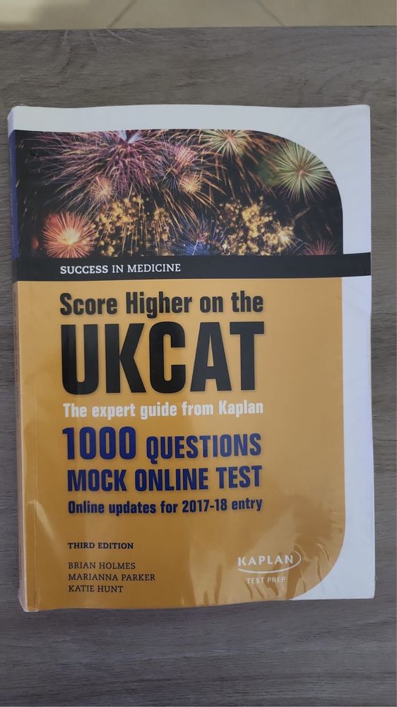 Livro “Score higher on the UKCAT” Kaplan - English Version