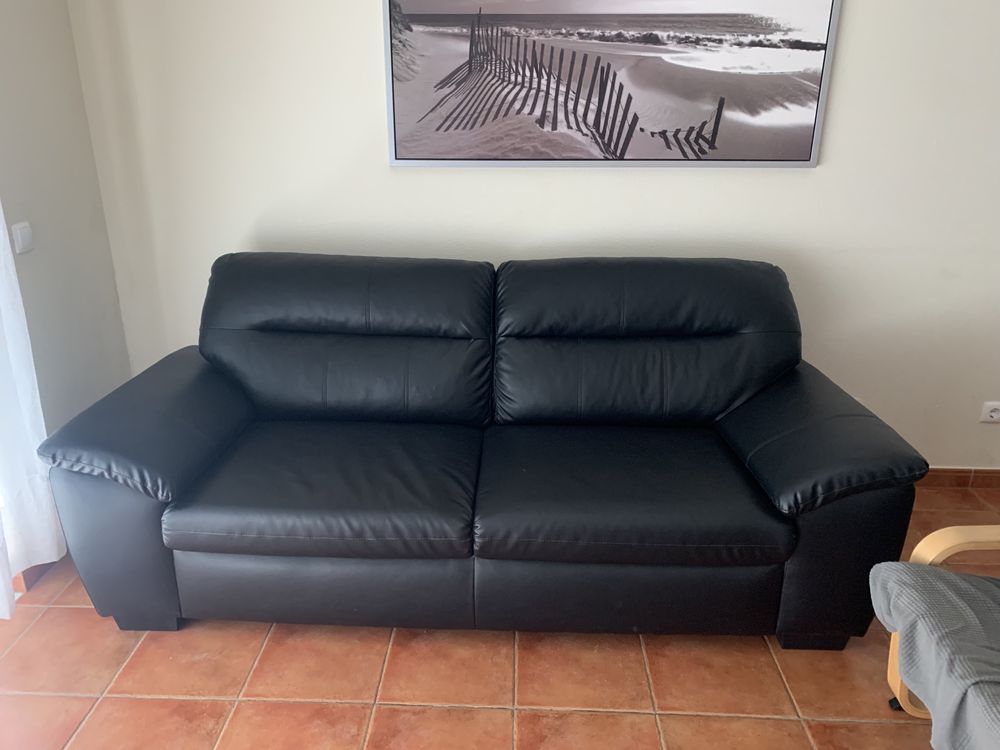 Sofá de pele IKEA