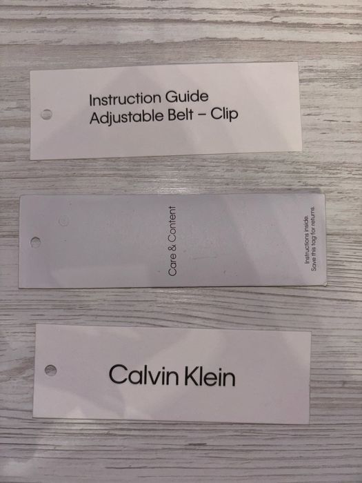 Оригінальний шкіряний ремінь Calvin Klein, чорний, розмір 110