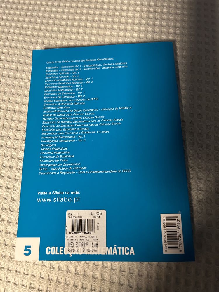 Livro Álgebra linear - matrizes e determinantes - vol 1