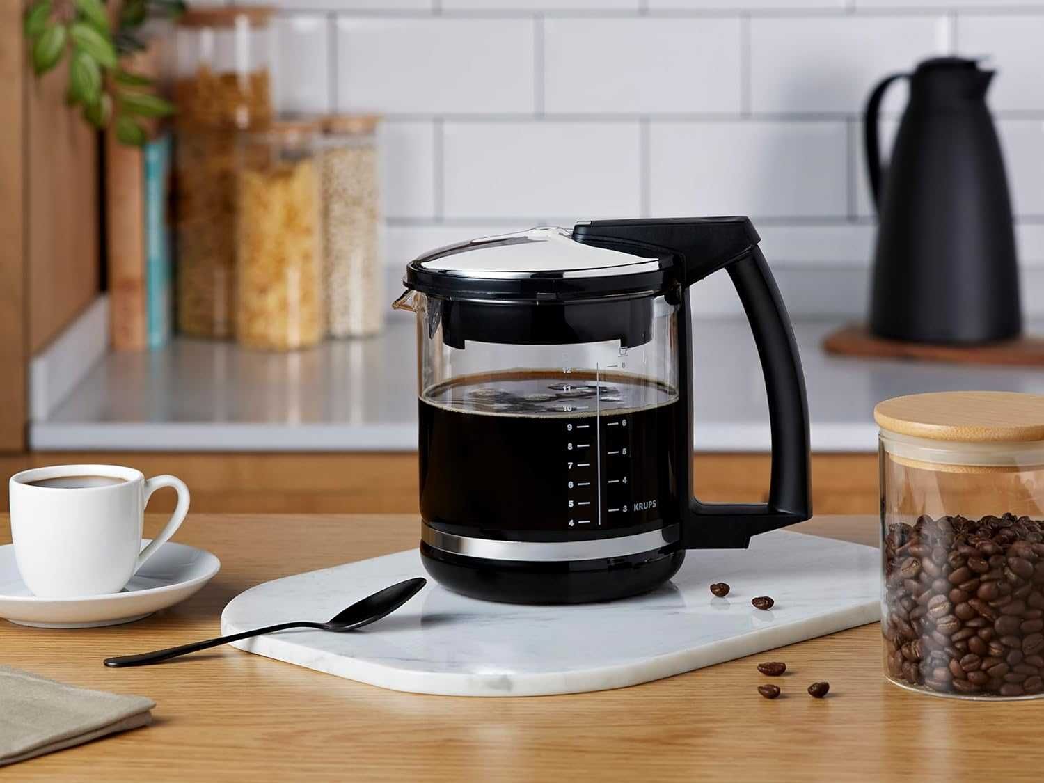 Nowy szklany dzbanek /do espresso/ kubek /pojemnik Krups !3648!