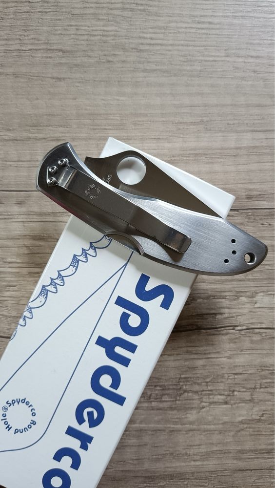 Spyderco Delica stainless II 1997 рік. Discontinued. Оригінал!