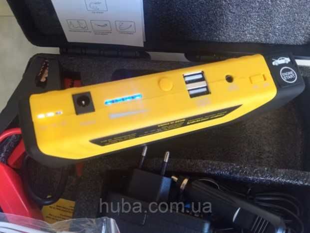 Пусковий пристрій jumpstarter 16800 мАг стартер, бустер, power bank